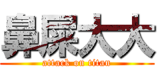 鼻屎大大 (attack on titan)