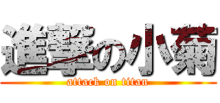 進撃の小菊 (attack on titan)