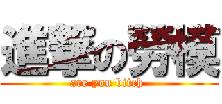 進撃の勞模 (are you bitch )