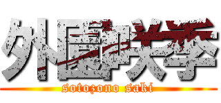 外園咲季 (sotozono saki)