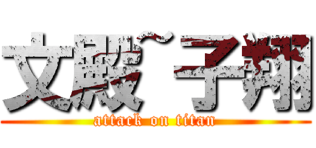 文殿~子翔 (attack on titan)