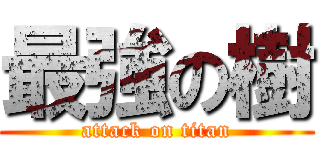 最強の樹 (attack on titan)