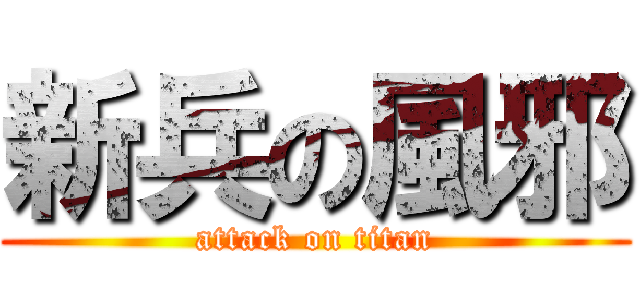 新兵の風邪 (attack on titan)