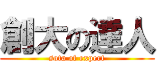 創大の達人 (sota of expert)