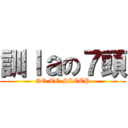 訓ｌａの７頭 (GO TO SLEEP)