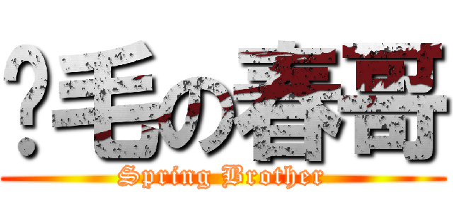 屌毛の春哥 (Spring Brother)