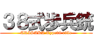 ３８式歩兵銃 (ARISAKA Type38 rifle)