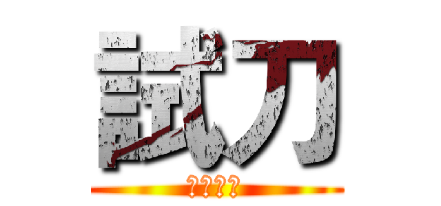 試刀 (善政掰掰)