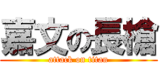 嘉文の長槍 (attack on titan)