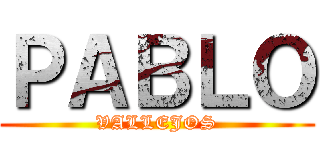 ＰＡＢＬＯ (VALLEJOS)