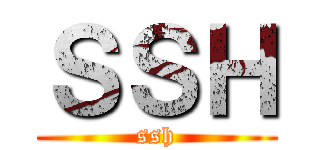 ＳＳＨ (ssh)