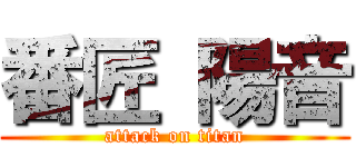 番匠 陽音 (attack on titan)