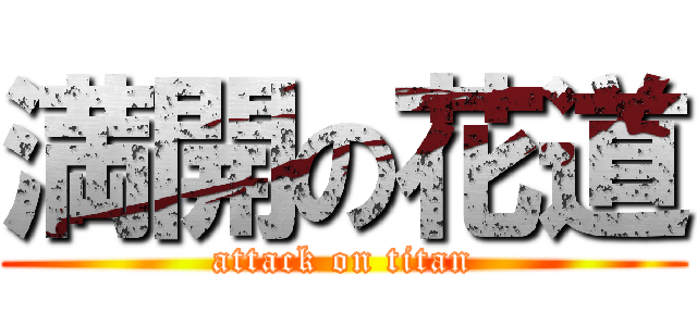 満開の花道 (attack on titan)