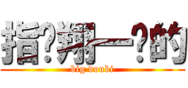 指导翔一样的 (big doubi)