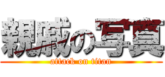 親戚の写真 (attack on titan)