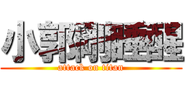 小郭剛睡醒 (attack on titan)