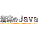 着席のＪａｖａ ()