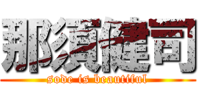 那須健司 (sode is beautiful)