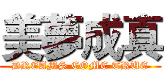 美夢成真 (DREAMS COME TRUE)