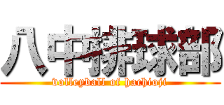 八中排球部 (volleyball of hachioji)