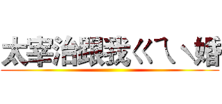 太宰治跟我ㄍㄟˋ婚 ()