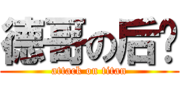 德哥の后宫 (attack on titan)