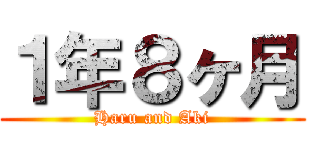 １年８ヶ月 (Haru and Aki)