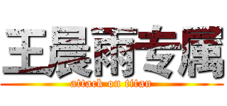王晨雨专属 (attack on titan)