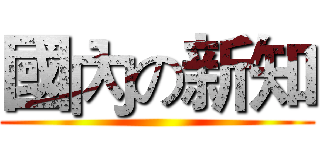 國內の新知 ()