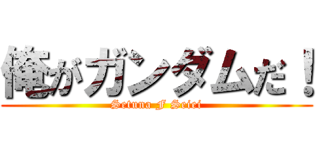 俺がガンダムだ！ (Setuna F Seiei)