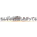 ちんポが射精したがってる (attack on titan)