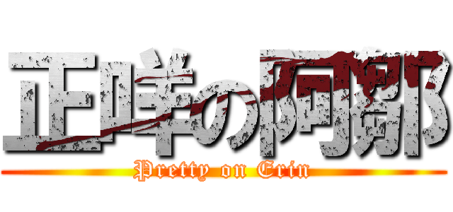 正咩の阿鄒 (Pretty on Erin)