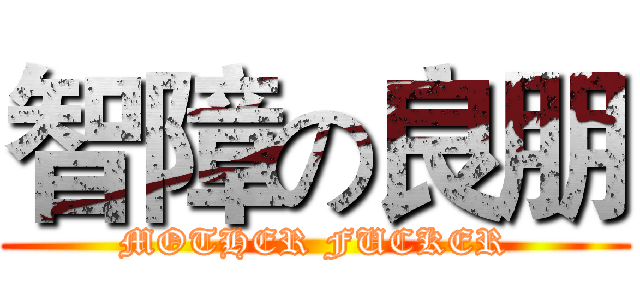 智障の良朋 (MOTHER FUCKER)