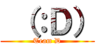  （：Ｄ） (Team D)