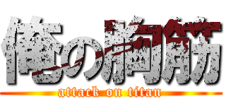 俺の胸筋 (attack on titan)