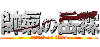 帥氣の岳霖 (attack on titan)