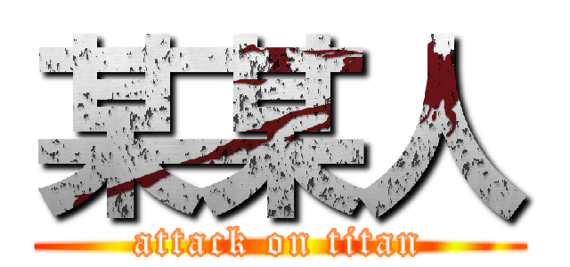某某人 (attack on titan)