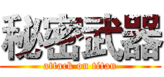 秘密武器 (attack on titan)