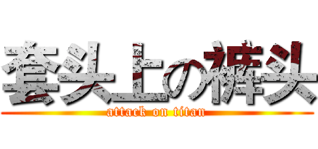 套头上の裤头 (attack on titan)