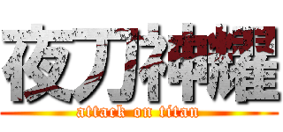 夜刀神耀 (attack on titan)