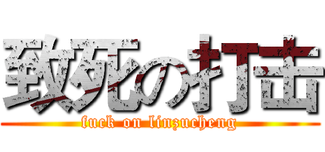 致死の打击 (fuck on linzucheng)