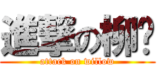 進撃の柳纸 (attack on willow)