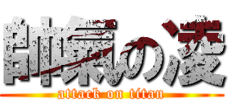 帥氣の凌 (attack on titan)