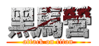 黑馬營 (attack on titan)