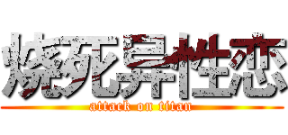 烧死异性恋 (attack on titan)