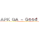 ＡＰＫ ＧＡ － Ｇｏｏｄ Ａｐｐ (attack on titan)