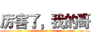厉害了，我的哥 (attack on titan)