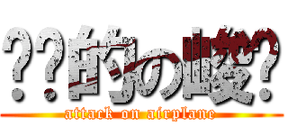 进击的の峻领 (attack on airplane)