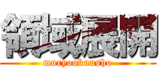 領域展開 (muryoukuusho)