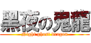 黑夜の鬼龍 (Night ghost dragon)